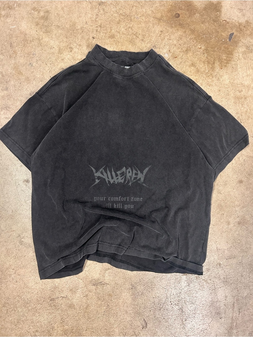 Kids Black Graphic Tee - Unknown Brand
